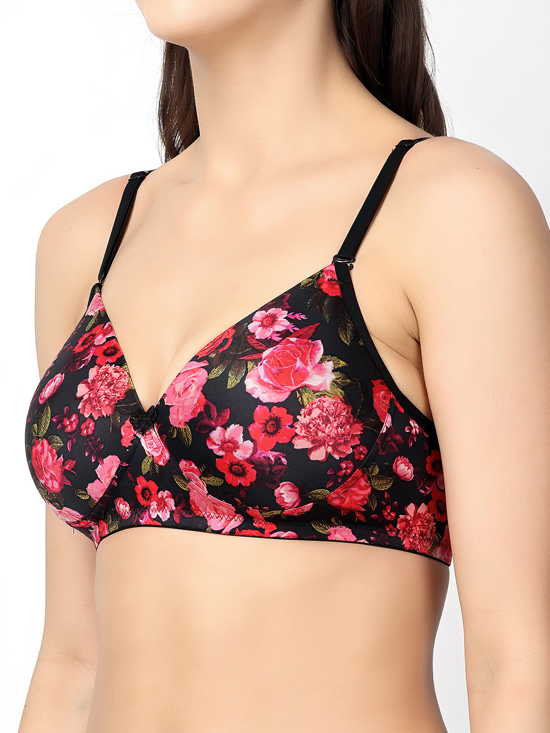 Dove Floret T-Shirt Bra | Multiway | Lightly Padded | Non-Wired | Medium Coverage