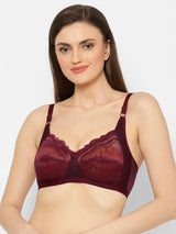 Mary Lace Full-Coverage Bra | Non-Wired | Non-Padded | Full-Coverage