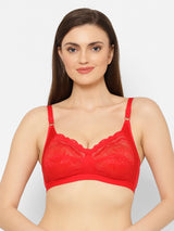 Mary Lace Full-Coverage Bra | Non-Wired | Non-Padded | Full-Coverage