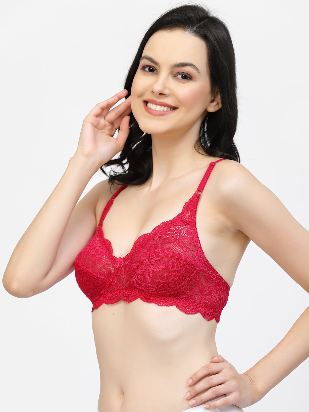 Cristina Lace Bralette | Non-Wired | Non-Padded | Medium Coverage