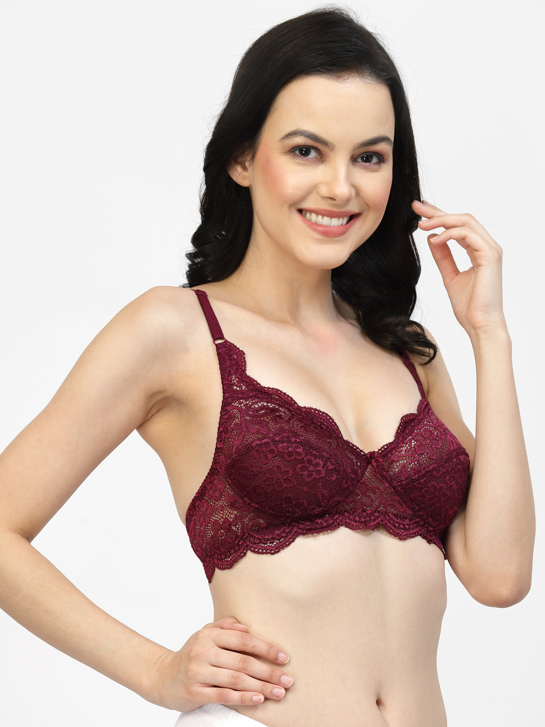 Cristina Lace Bralette | Non-Wired | Non-Padded | Medium Coverage