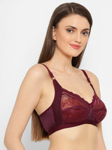 Mary Lace Full-Coverage Bra | Non-Wired | Non-Padded | Full-Coverage