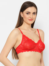 Lucy Lace Full-Coverage Bra | Non-Wired | Non-Padded | Full-Coverage