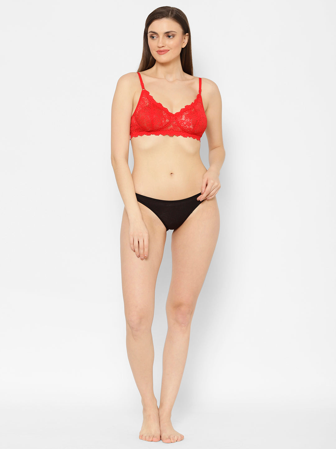 Lucy Lace Full-Coverage Bra | Non-Wired | Non-Padded | Full-Coverage