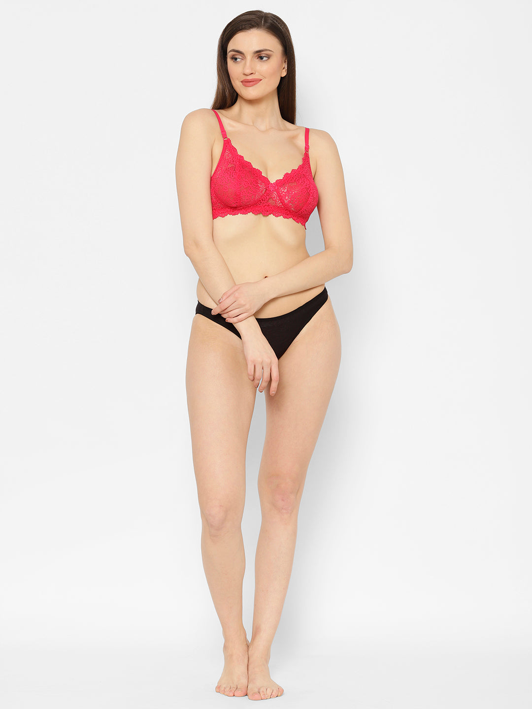 Lucy Lace Full-Coverage Bra | Non-Wired | Non-Padded | Full-Coverage