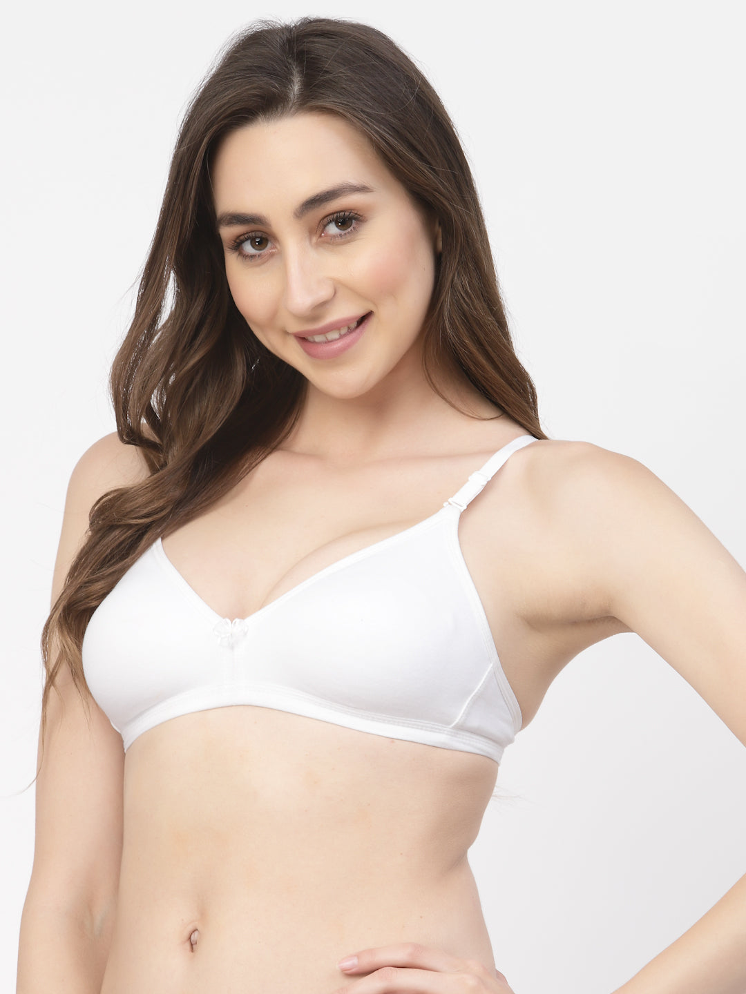 Women's Convertible Straps T-Shirt Bra Non Padded & Non-Wired Medium Coverage T3005