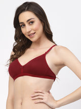 Women's Convertible Straps T-Shirt Bra Non Padded & Non-Wired Medium Coverage T3005