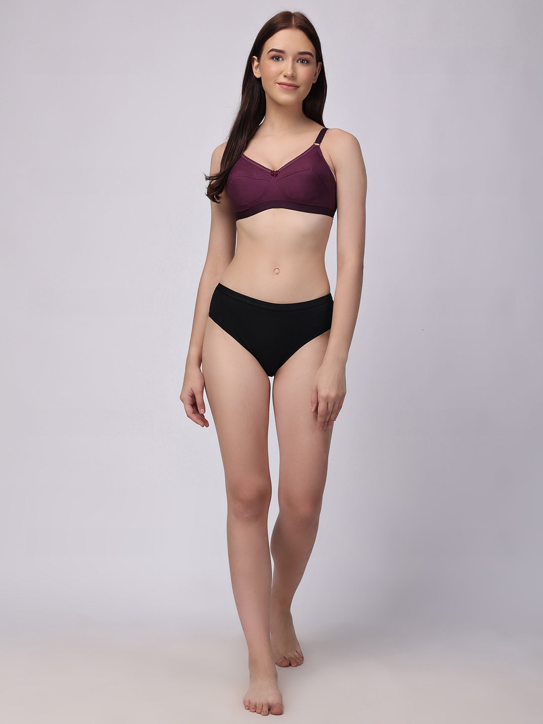 Nari Floret Cotton Bra | Non-Wired | Non Padded | Full Coverage