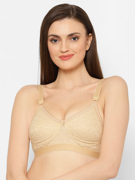 Comfort Everyday  Cotton Full-Coverage Bra | Non-Wired | Non-Padded