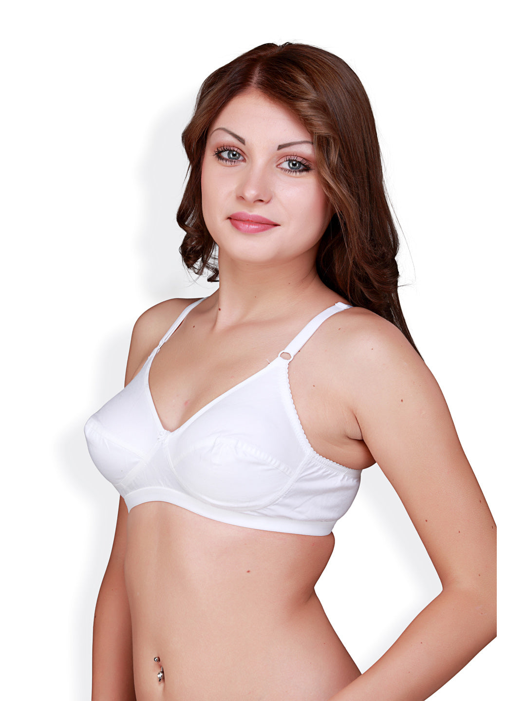 Flora Cotton Full-Coverage Bra | Non-Wired | Non-Padded