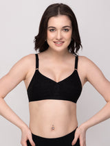 Cross-Over Cotton Full-Coverage Bra | Non-Wired | Non-Padded