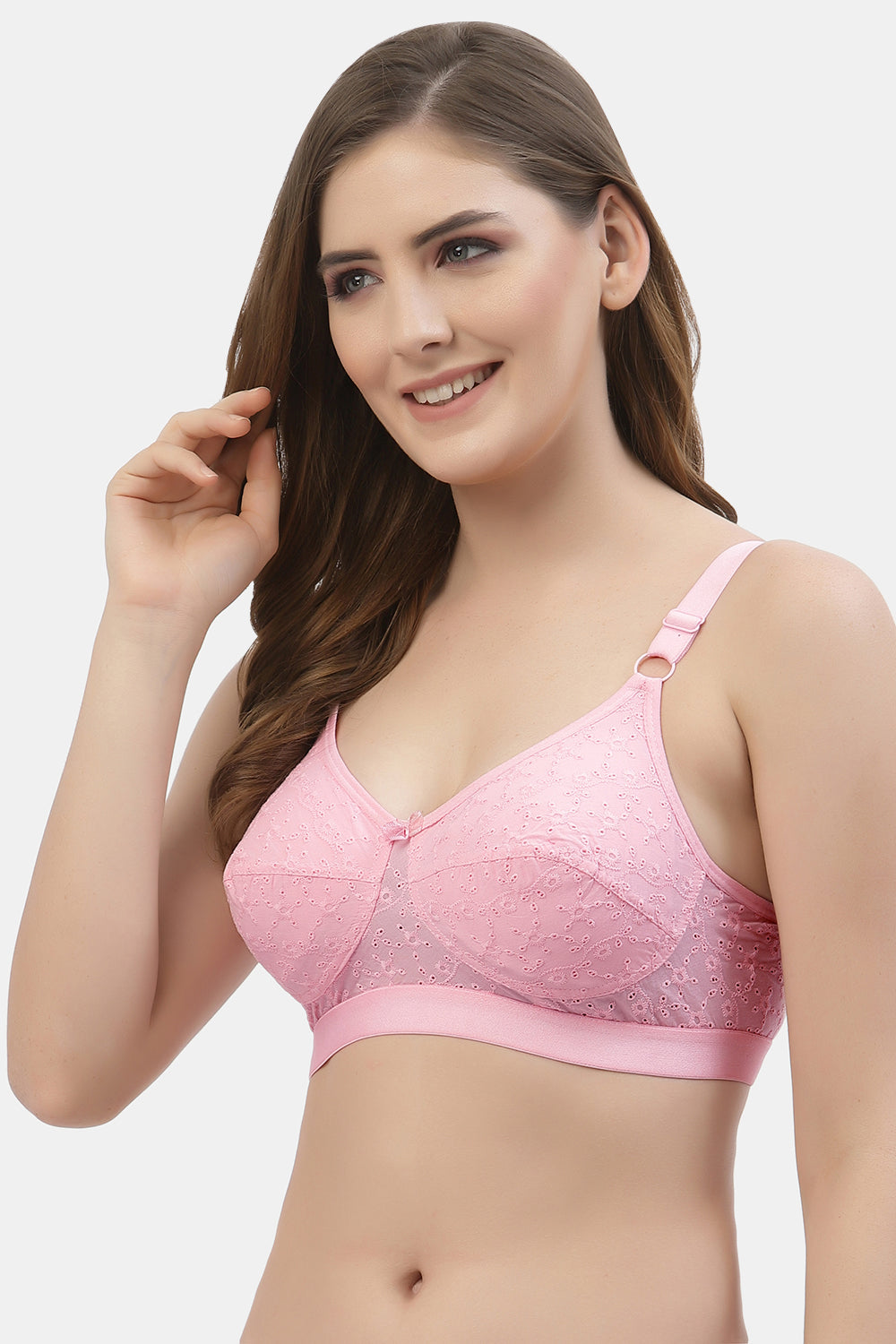 Comfort Cotton Full-Coverage Bra | Non-Wired | Non-Padded