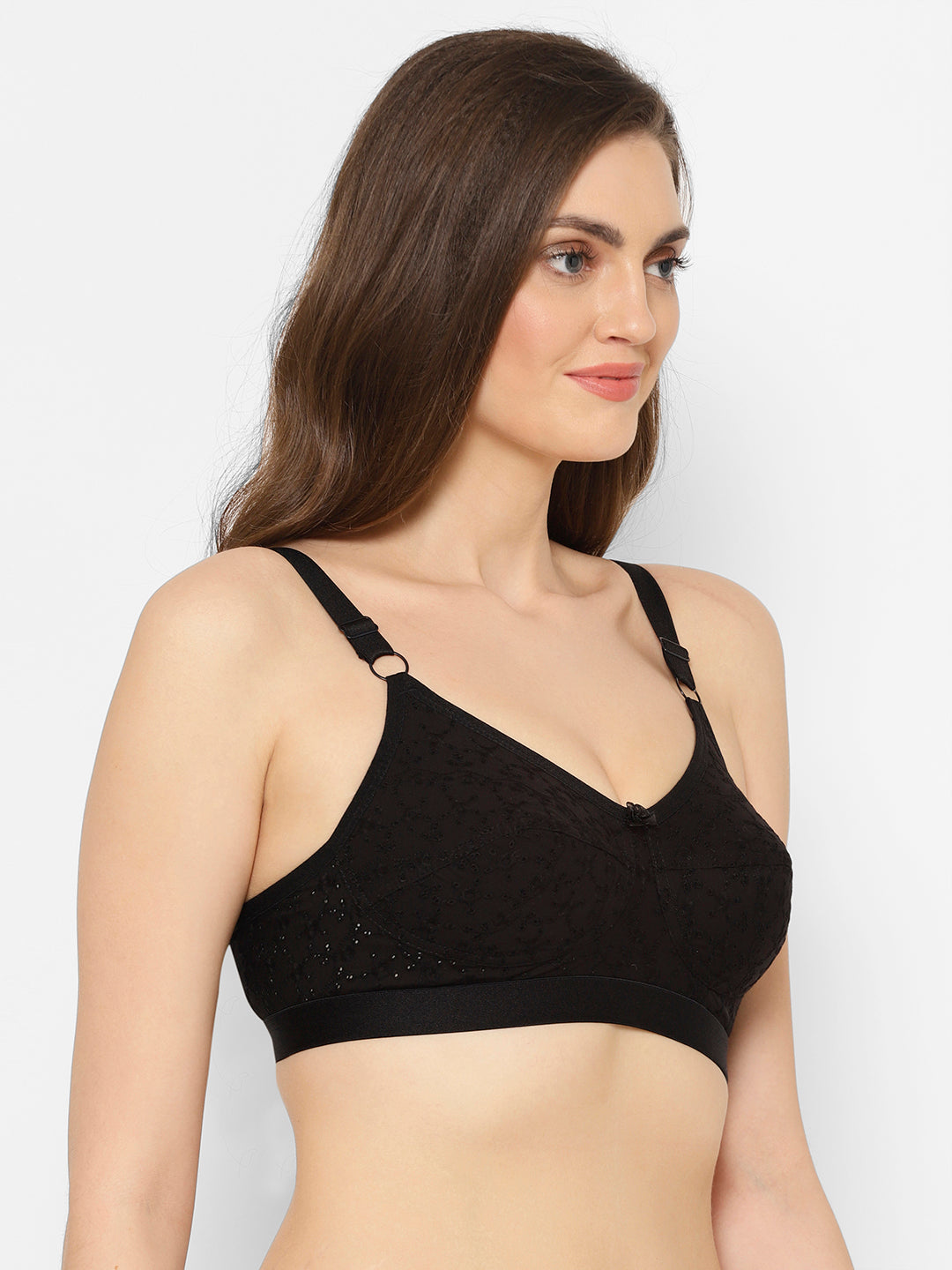 Comfort Cotton Full-Coverage Bra | Non-Wired | Non-Padded