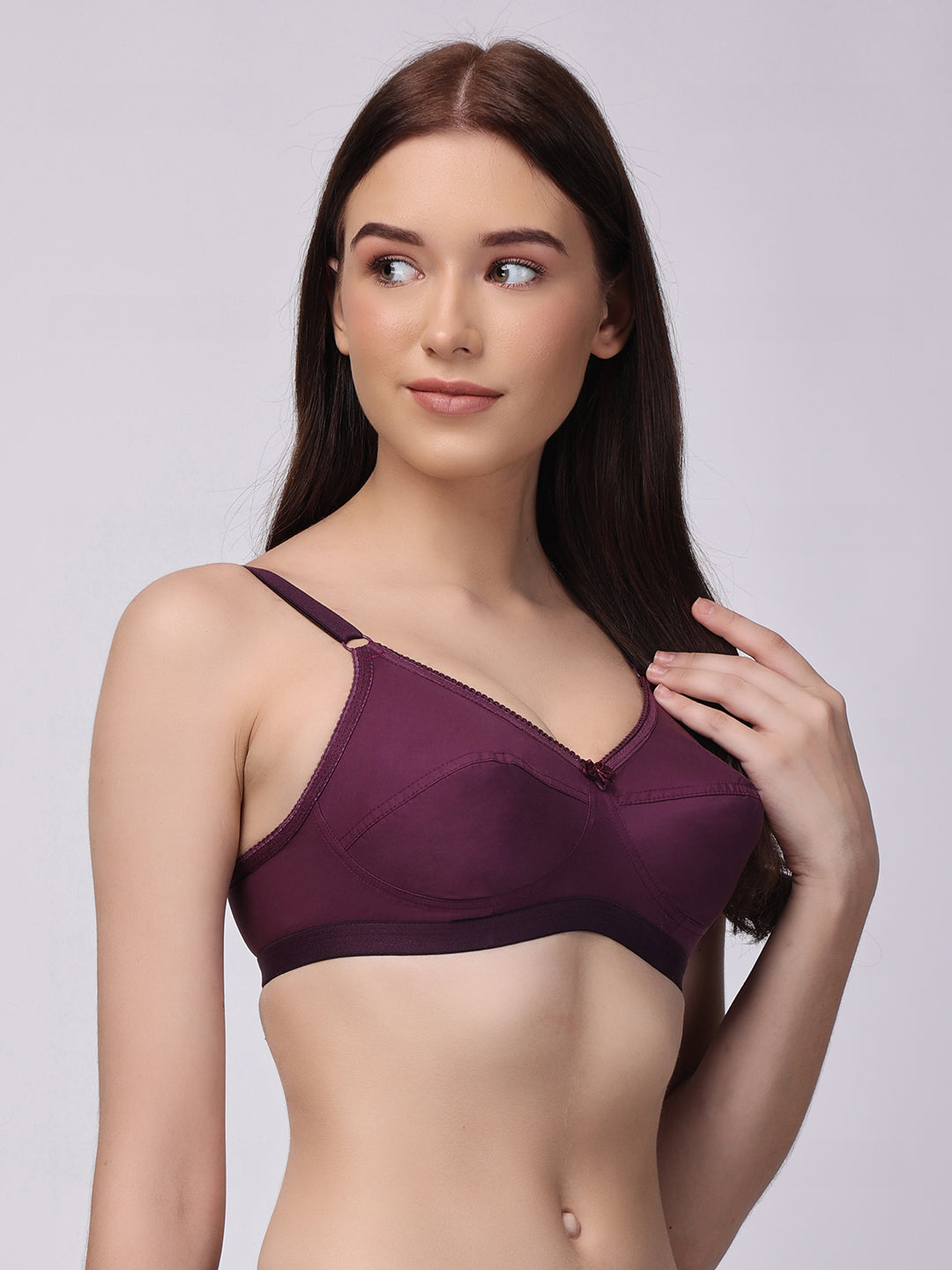 Nari Floret Cotton Bra | Non-Wired | Non Padded | Full Coverage