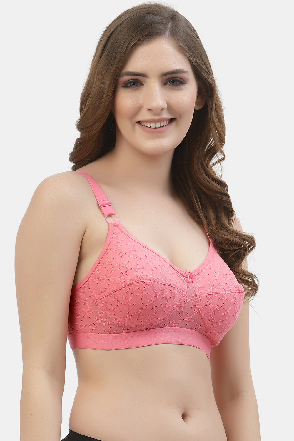 Comfort Cotton Full-Coverage Bra | Non-Wired | Non-Padded