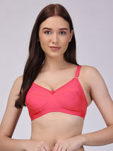 Nari Floret Cotton Bra | Non-Wired | Non Padded | Full Coverage