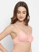 Bodyfit Printed Medium-Coverage Cotton Bra | Non-Wired | Non-Padded