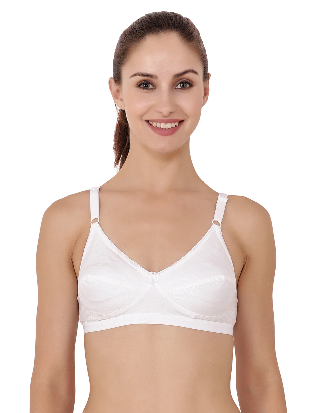 Nari Floret Cotton Bra | Non-Wired | Non Padded | Full Coverage