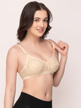 Cross-Over Cotton Full-Coverage Bra | Non-Wired | Non-Padded