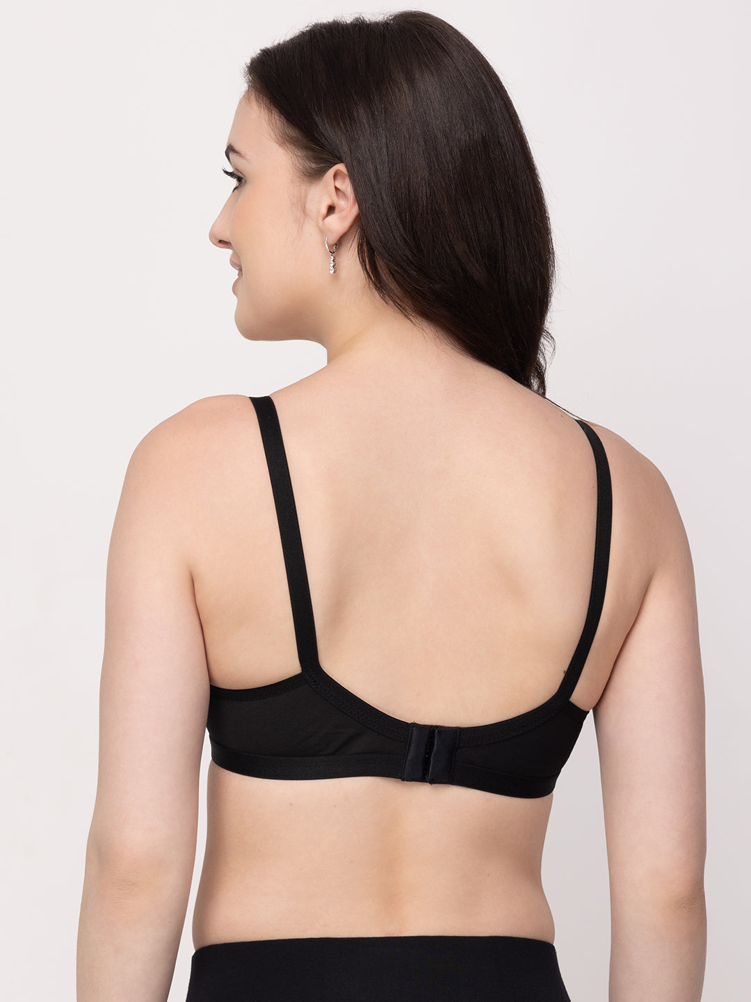 Cross-Over Cotton Full-Coverage Bra | Non-Wired | Non-Padded