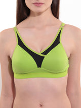 Women's Sports Bra Heavily Padded & Full Coverage T3001