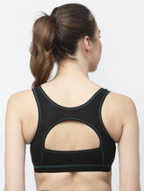 Women's Lightly Padded & Full Coverage Racer Back Sports Bra T3031