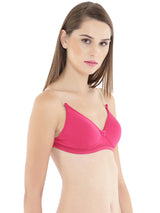 Women's Convertible Straps Lightly Padded & Full Coverage T-Shirt Bra T3029