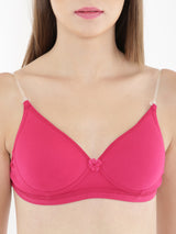 Women's Convertible Straps Lightly Padded & Full Coverage T-Shirt Bra T3029