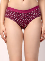 Vibrant Petals: Hipster Briefs Pack of 3 - 8639