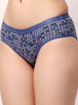 Chic Blooms: Pack of 3 Floral Hipster Briefs - 9220