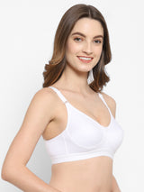 Candy Essentials Full-Coverage Cotton-Blend Bra | Non-Wired | Non-Padded