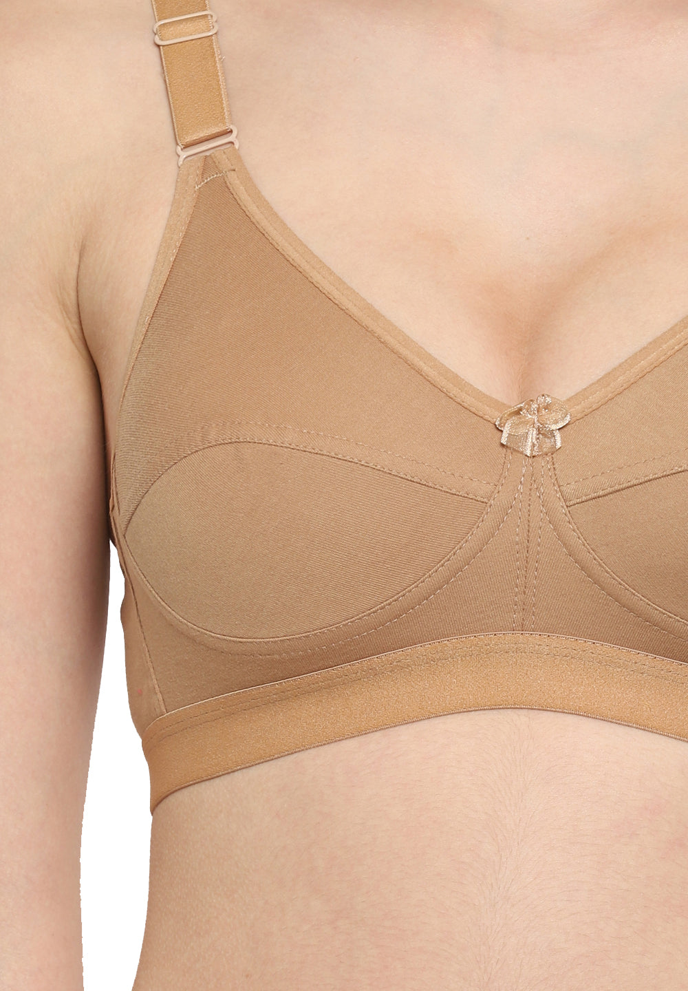 Candy Luxe Full-Coverage Cotton-Blend Bra | Non-Wired | Non-Padded