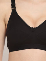 Candy Luxe Full-Coverage Cotton-Blend Bra | Non-Wired | Non-Padded