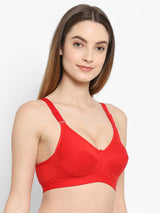 Candy Essentials Full-Coverage Cotton-Blend Bra | Non-Wired | Non-Padded