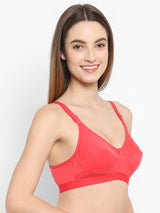 Candy Essentials Full-Coverage Cotton-Blend Bra | Non-Wired | Non-Padded