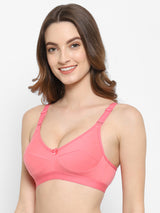 Candy Essentials Full-Coverage Cotton-Blend Bra | Non-Wired | Non-Padded