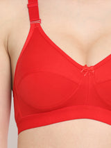 Candy Essentials Full-Coverage Cotton-Blend Bra | Non-Wired | Non-Padded