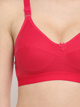 Candy Luxe Full-Coverage Cotton-Blend Bra | Non-Wired | Non-Padded