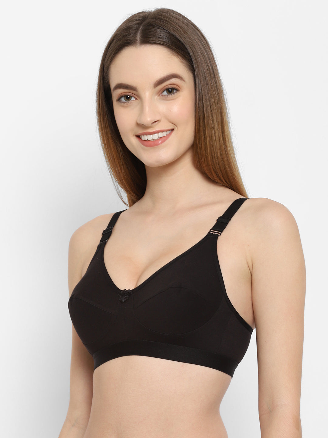 Candy Luxe Full-Coverage Cotton-Blend Bra | Non-Wired | Non-Padded