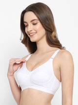 Candy Essentials Full-Coverage Cotton-Blend Bra | Non-Wired | Non-Padded