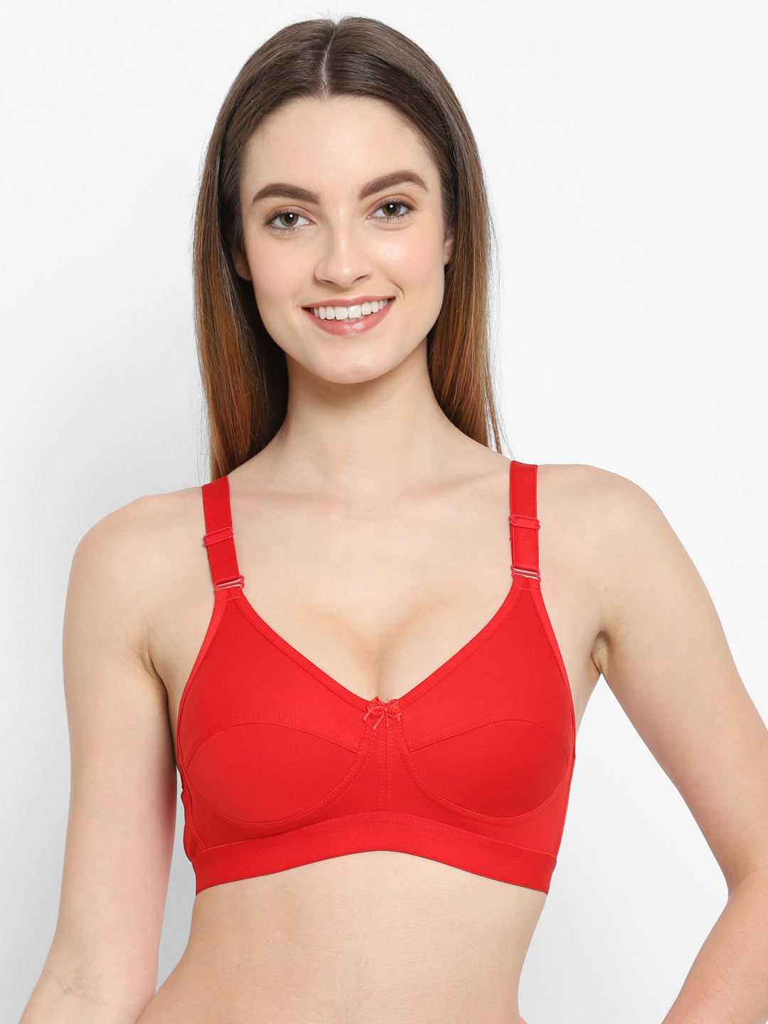 Candy Essentials Full-Coverage Cotton-Blend Bra | Non-Wired | Non-Padded