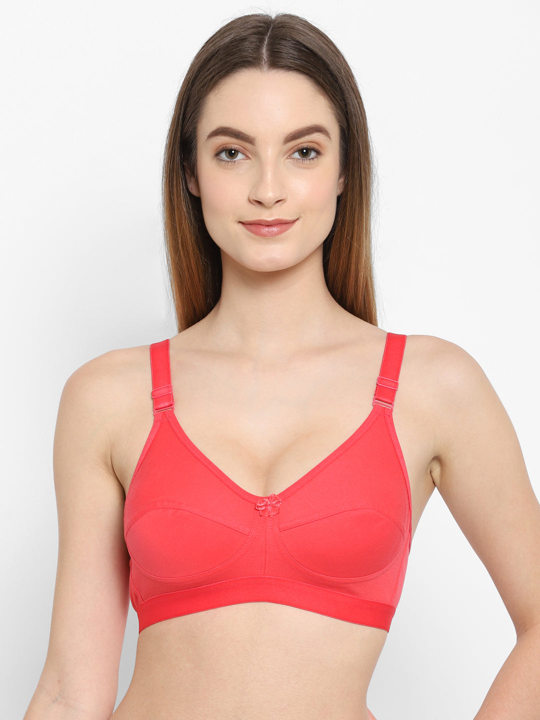 Candy Essentials Full-Coverage Cotton-Blend Bra | Non-Wired | Non-Padded