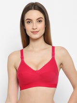 Candy Luxe Full-Coverage Cotton-Blend Bra | Non-Wired | Non-Padded