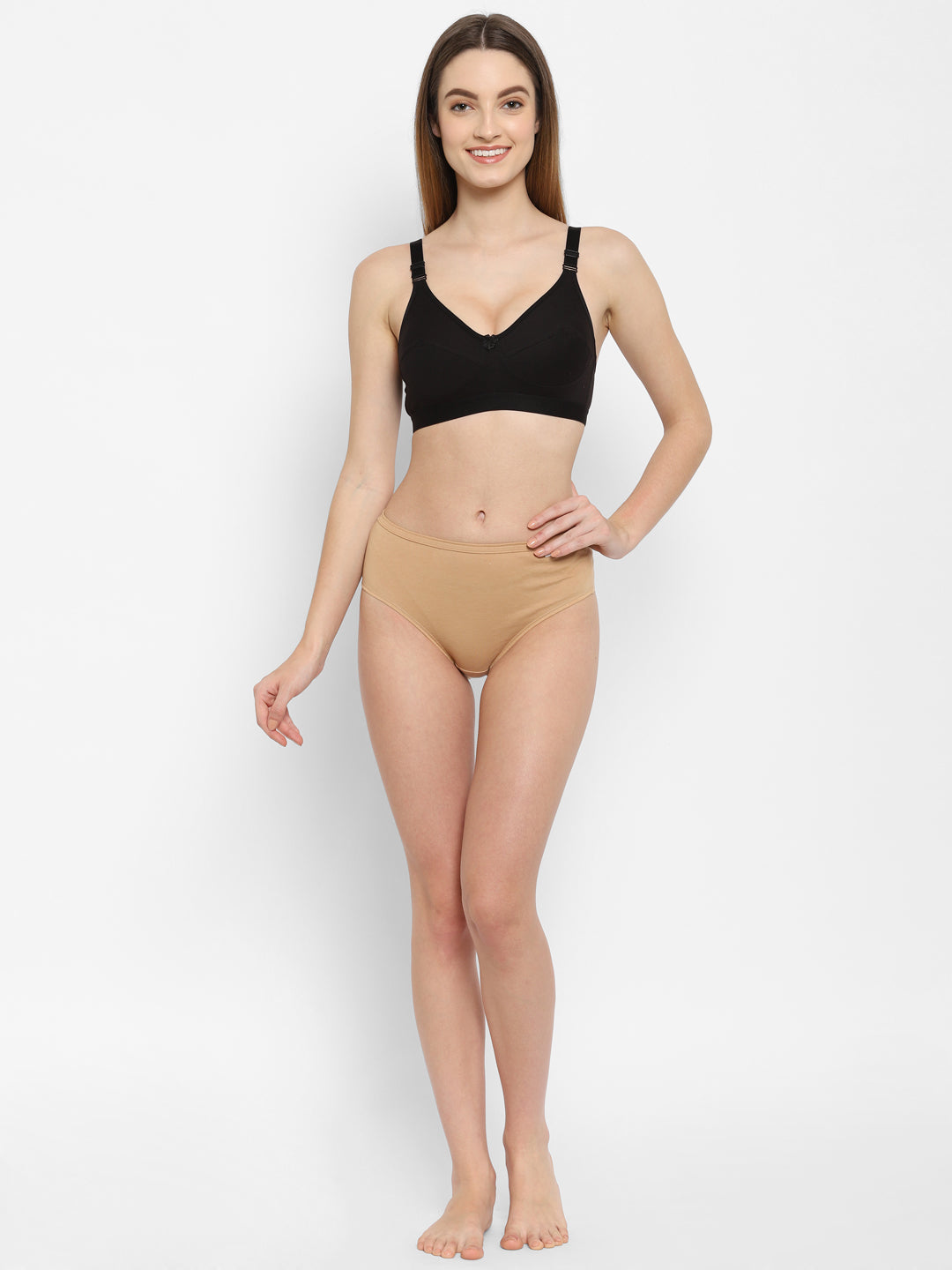 Candy Luxe Full-Coverage Cotton-Blend Bra | Non-Wired | Non-Padded