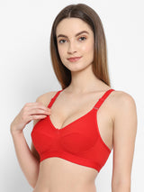 Candy Essentials Full-Coverage Cotton-Blend Bra | Non-Wired | Non-Padded