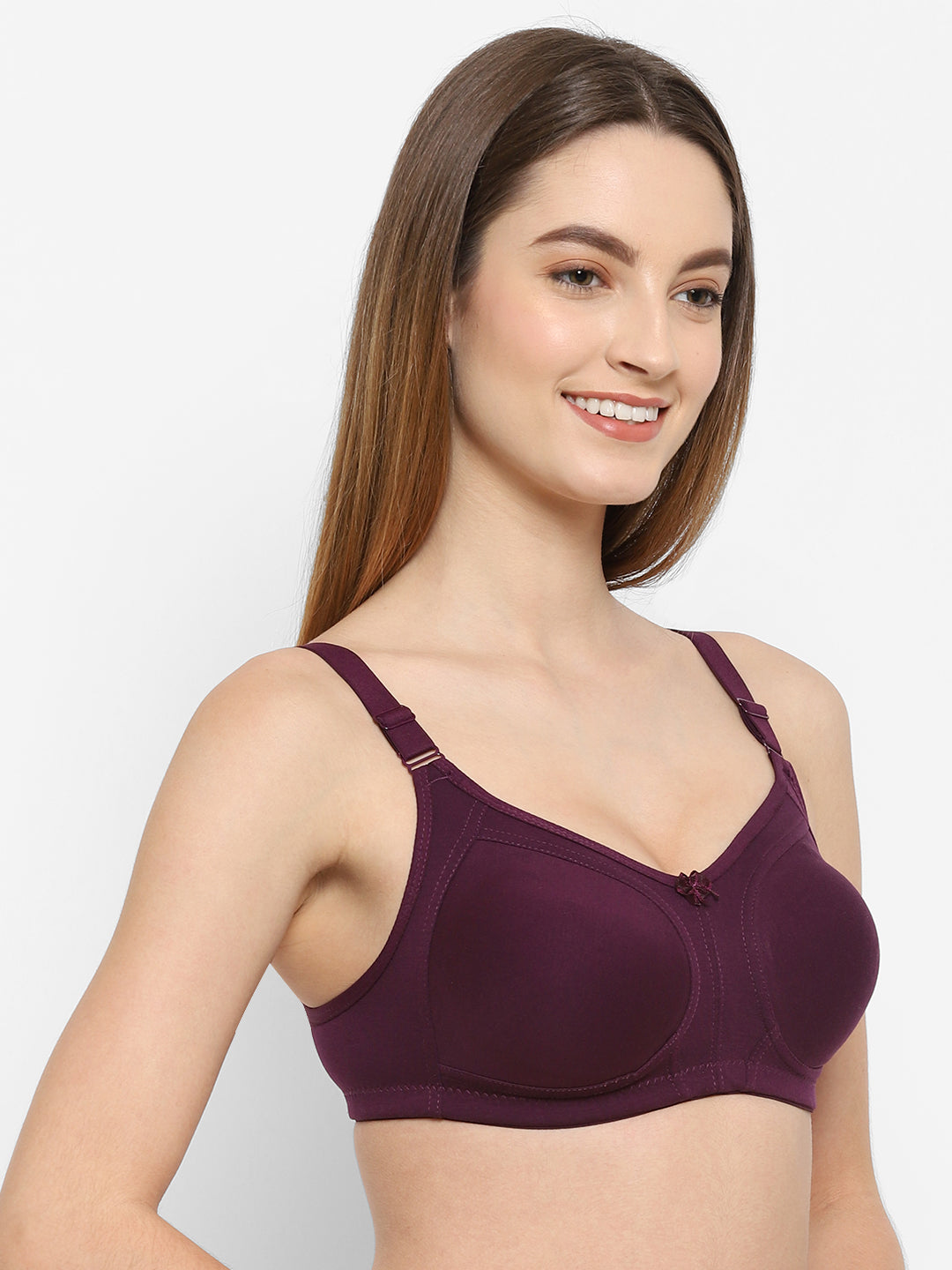 Floret Women's Minimizer Bra | Full Coverage | Non-Padded | Non-Wired | Style T3033