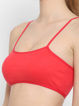 Seamless Full-Coverage Sports Bra | Cotton, Polyester, Elastane | Non-Wired | Non-Padded | Slip-On - 1458