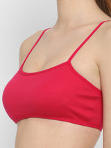 Seamless Full-Coverage Sports Bra | Cotton, Polyester, Elastane | Non-Wired | Non-Padded | Slip-On - 1458