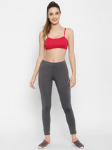 Seamless Full-Coverage Sports Bra | Cotton, Polyester, Elastane | Non-Wired | Non-Padded | Slip-On - 1458