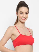 Seamless Full-Coverage Sports Bra | Cotton, Polyester, Elastane | Non-Wired | Non-Padded | Slip-On - 1458